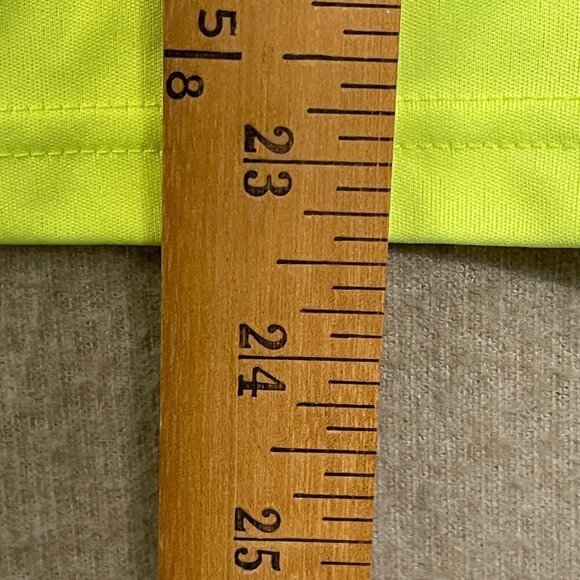 Under Armour Shirt Boy's Large Bright Yellow Heat Gear Graphic Short Sleeves - Picture 7 of 12